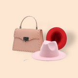 Fedora hat and bag set